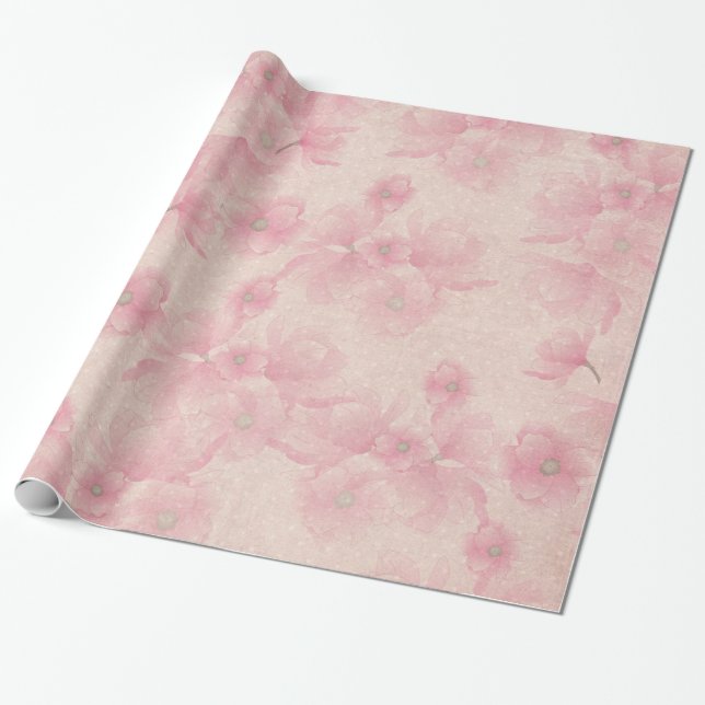 Japanese Magnolia Gift Wrap (Unrolled)