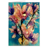 Japanese Magnolia watercolor batik (Front)