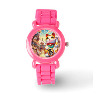 Japanese Maneki Neko Watch