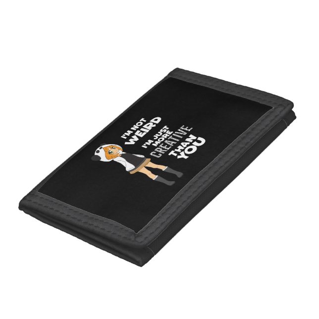 Japanese manga Gift Cute Kawaii Anime Fan Panda Trifold Wallet (Bottom)