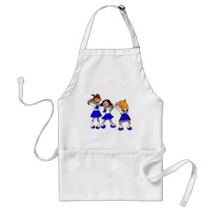 Japanese MANGA high-school girls Adult Apron