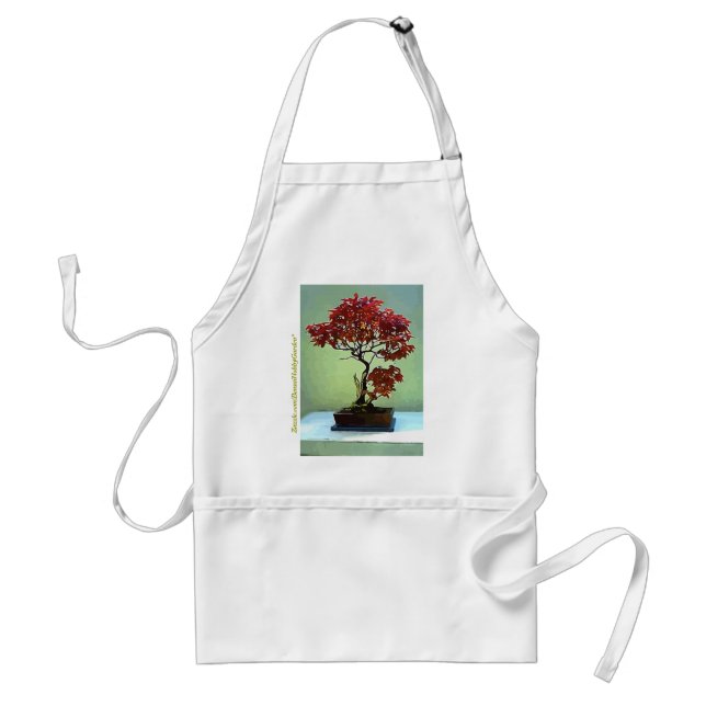 Japanese Maple Adult Apron (Front)