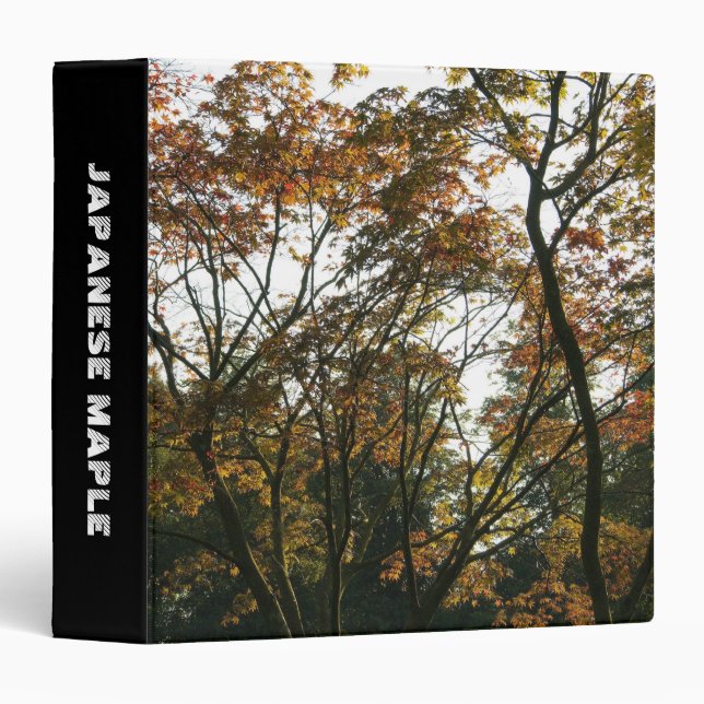 Japanese Maple II (1.5in) 3 Ring Binder (Front/Spine)