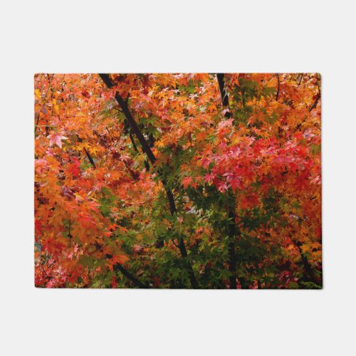 Japanese Maple in Fall Doormat