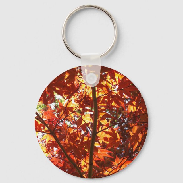 Japanese Maple in the Sun Keychain (Front)