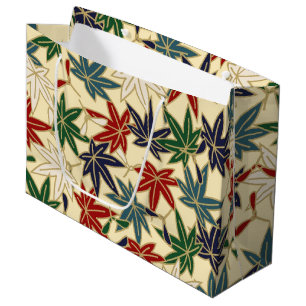 Japanese Maple Leaf Large Gift Bag