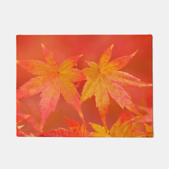 Japanese Maple Leaves Doormat (Front)