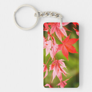 Japanese Maple Leaves Keychain