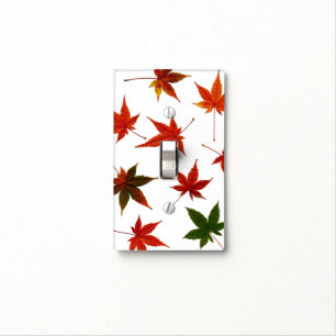 Japanese Maple Leaves Light Switch Cover