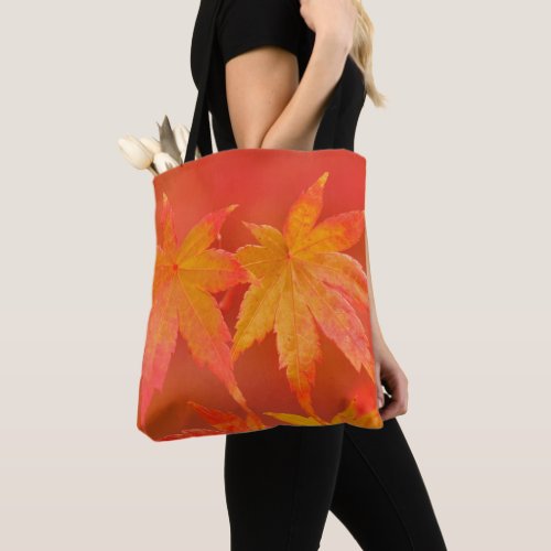 Japanese Maple Leaves Tote Bag