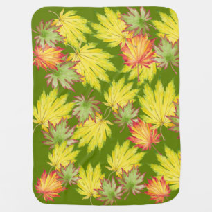 Japanese Maple on a Baby Blanket