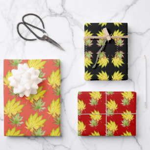 Japanese Maple on Wrapping Paper Set