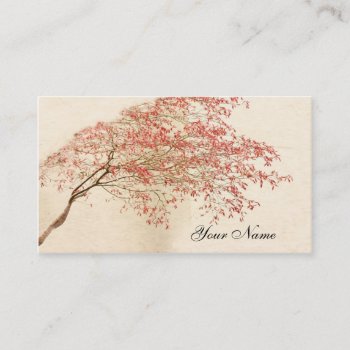 Japanese Maple Tree Id682 Business Card by iiphotoArt at Zazzle