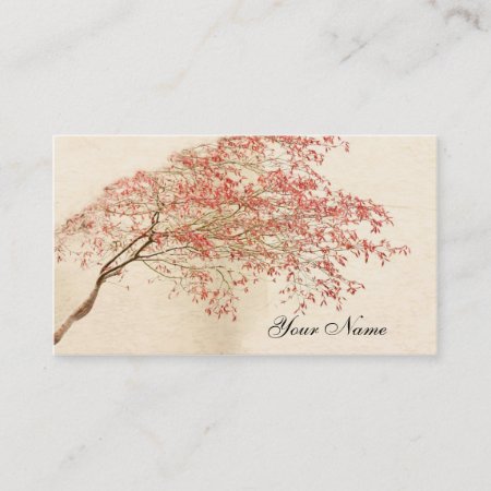 Japanese Maple Tree Id682 Business Card