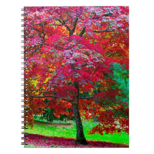 Japanese Maple tree Spiral notebook