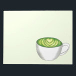 Japanese Matcha Green Tea Latte Teacup Foodie Notepad<br><div class="desc">Design features a marker illustration of a delicious Japanese matcha green tea latte. Perfect for your favorite green tea aficionado! Lots of additional illustrated foodie illustrations are also available from this shop! Don't see exactly what you're looking for? Contact Rebecca to have a product customized just for you!</div>