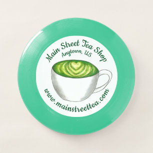 Japanese Matcha Green Tea Shop Latte Teacup Wham-O Frisbee