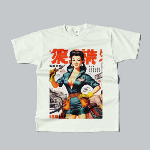 Japanese Mechanic Girl T-Shirt