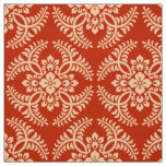 Japanese Medallion Pattern, Mandarin Orange Fabric