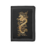 Japanese Meiji Gold Dragon Tri-fold Wallet at Zazzle