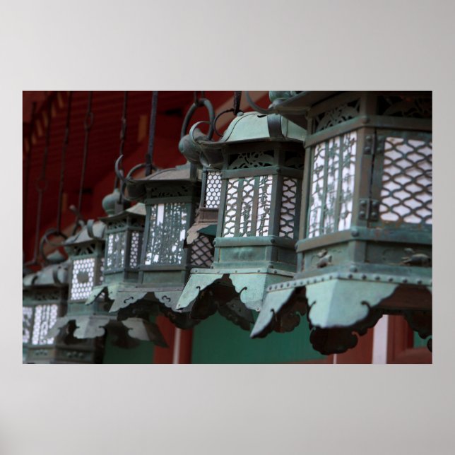 Japanese Metal Lanterns Poster (Front)