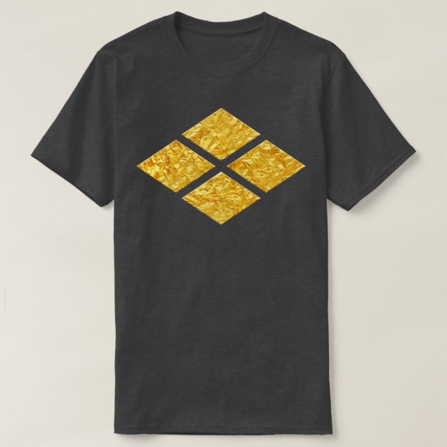 Japanese Mon Takeda Bishi T-Shirt (Design Front)