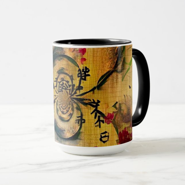 Japanese Motif Mug (Front Right)