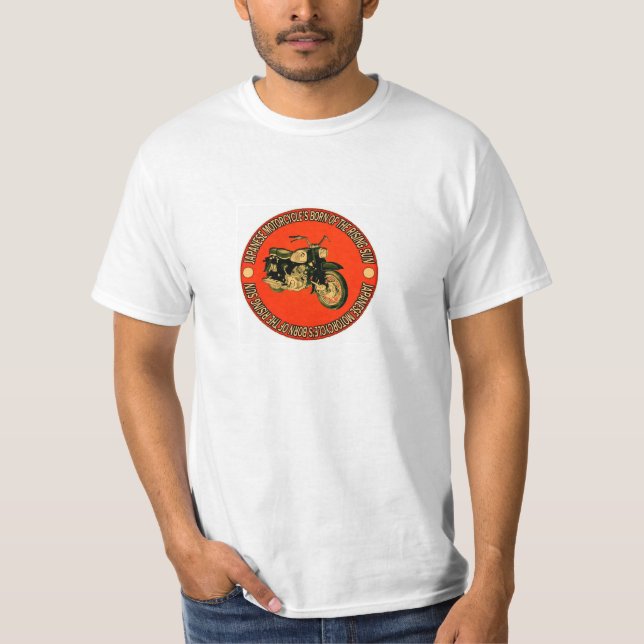 Japanese Motorcycle's Born of the Rising Sun T-Shirt (Front)