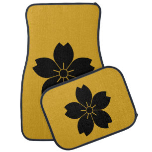 Japanese mountain cherry car mat