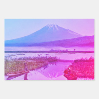 JAPANESE MOUNTAIN PRINT Wrapping Paper Sheet Set