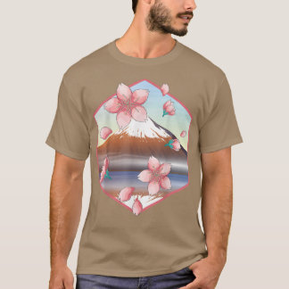 Japanese Mountain Sakura Japan Floral Cherry Bloss T-Shirt