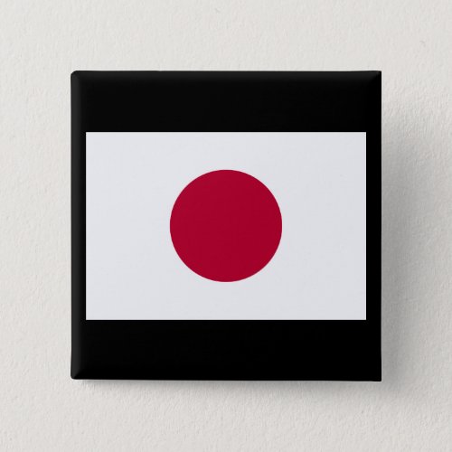 Japanese National Flag of Japan Nisshoki Button