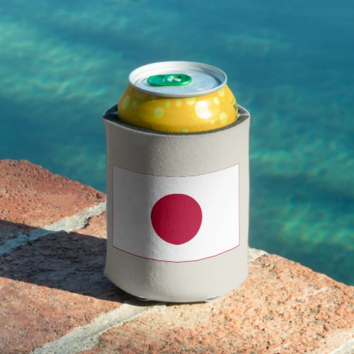 Japanese National Flag of Japan Nisshoki Can Cooler