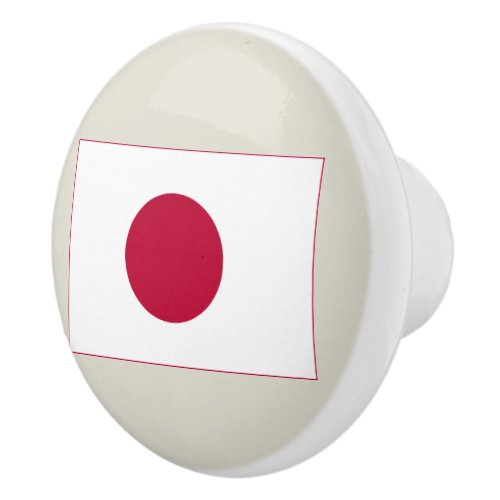 Japanese National Flag of Japan Nisshoki Ceramic Knob