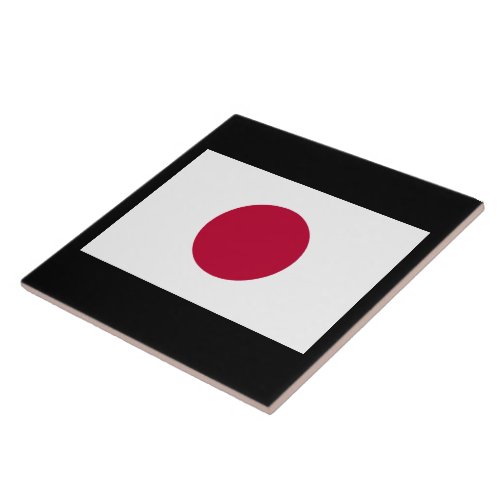 Japanese National Flag of Japan Nisshoki Ceramic Tile