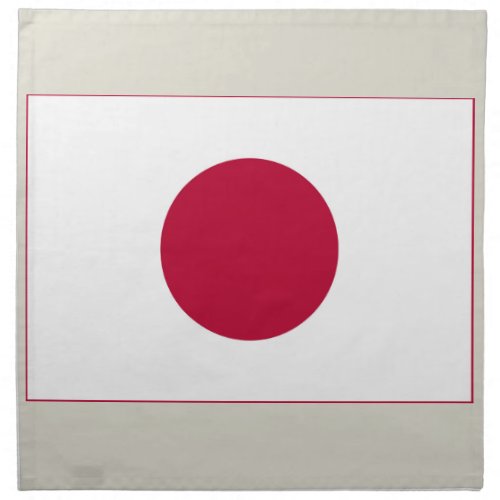 Japanese National Flag of Japan Nisshoki Cloth Napkin