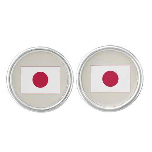 Japanese National Flag of Japan Nisshoki Cufflinks