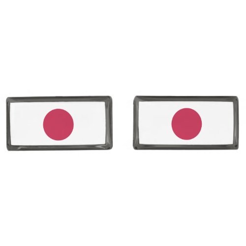 Japanese National Flag of Japan Nisshoki Cufflinks