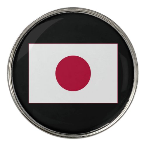 Japanese National Flag of Japan Nisshoki Golf Ball Marker