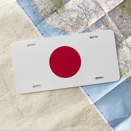 Japanese National Flag of Japan Nisshoki License Plate