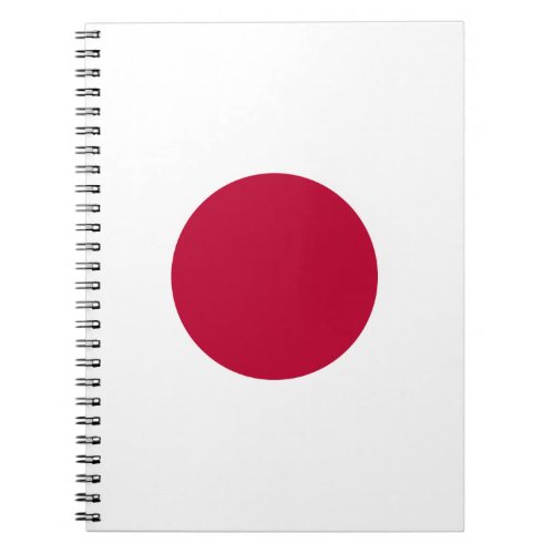 Japanese National Flag of Japan Nisshoki Notebook