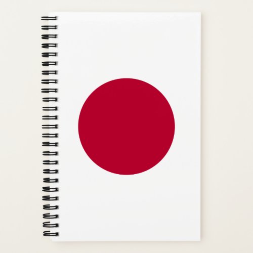 Japanese National Flag of Japan Nisshoki Notebook
