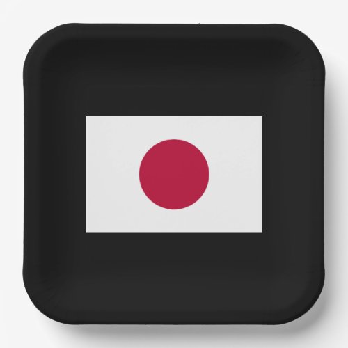 Japanese National Flag of Japan Nisshoki Paper Plates