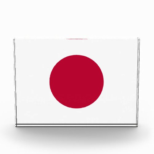 Japanese National Flag of Japan Nisshoki Photo Block