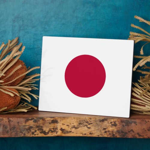 Japanese National Flag of Japan Nisshoki Plaque