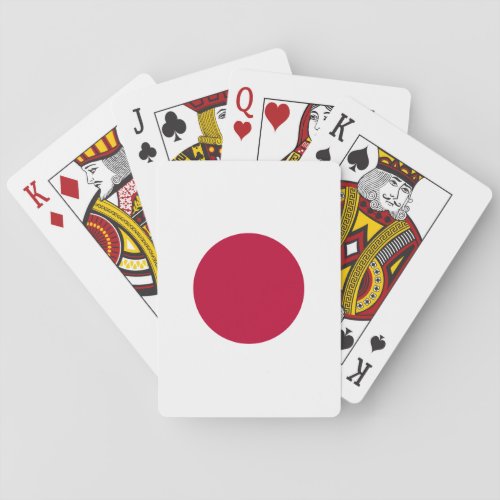 Japanese National Flag of Japan Nisshoki Poker Cards