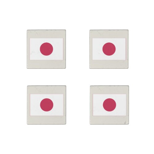 Japanese National Flag of Japan Nisshoki Stone Magnet