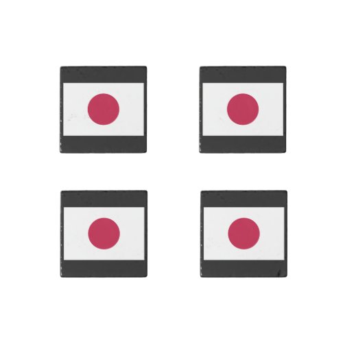 Japanese National Flag of Japan Nisshoki Stone Magnet