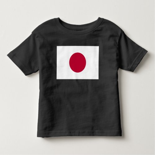 Japanese National Flag of Japan Nisshoki Toddler T_shirt