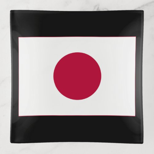 Japanese National Flag of Japan Nisshoki Trinket Tray